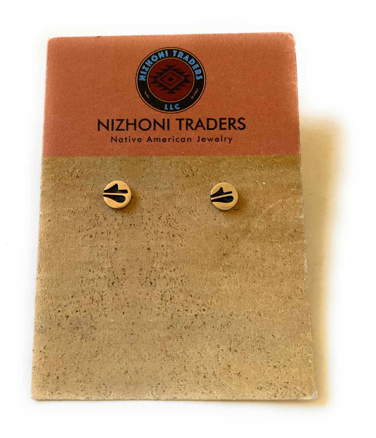Handcrafted Overlaid Sterling Silver Stud Earrings