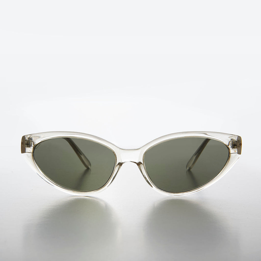 Shallow Lens Extreme Cat Eye Sunglass - Alexa