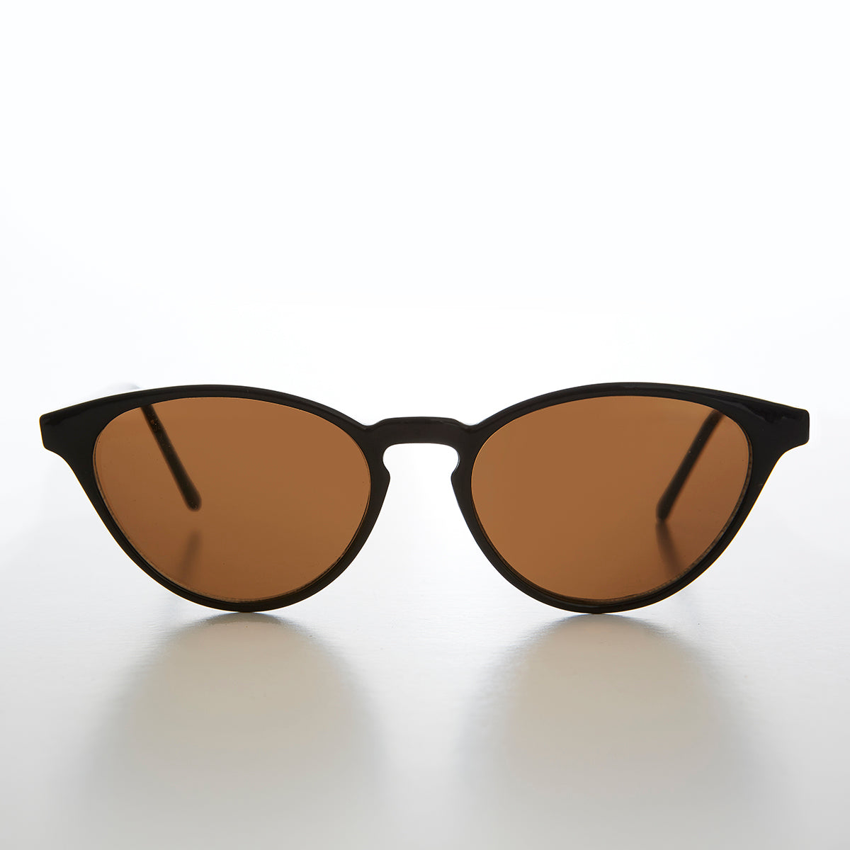 Women's Round Cat Eye Sunglass with Keyhole Bridge - Allie
