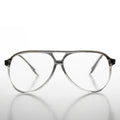 Retro Clear Lens Pilot Glasses - Atlas