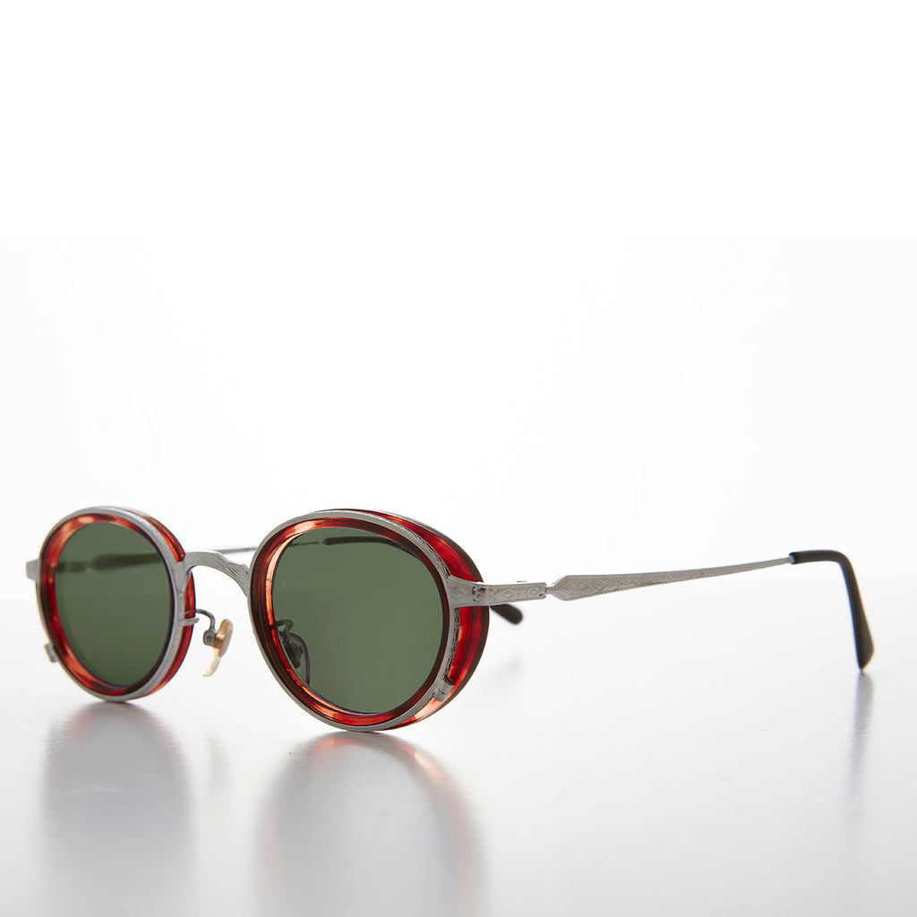 Oval 90s Vintage Sunglass - Atomic
