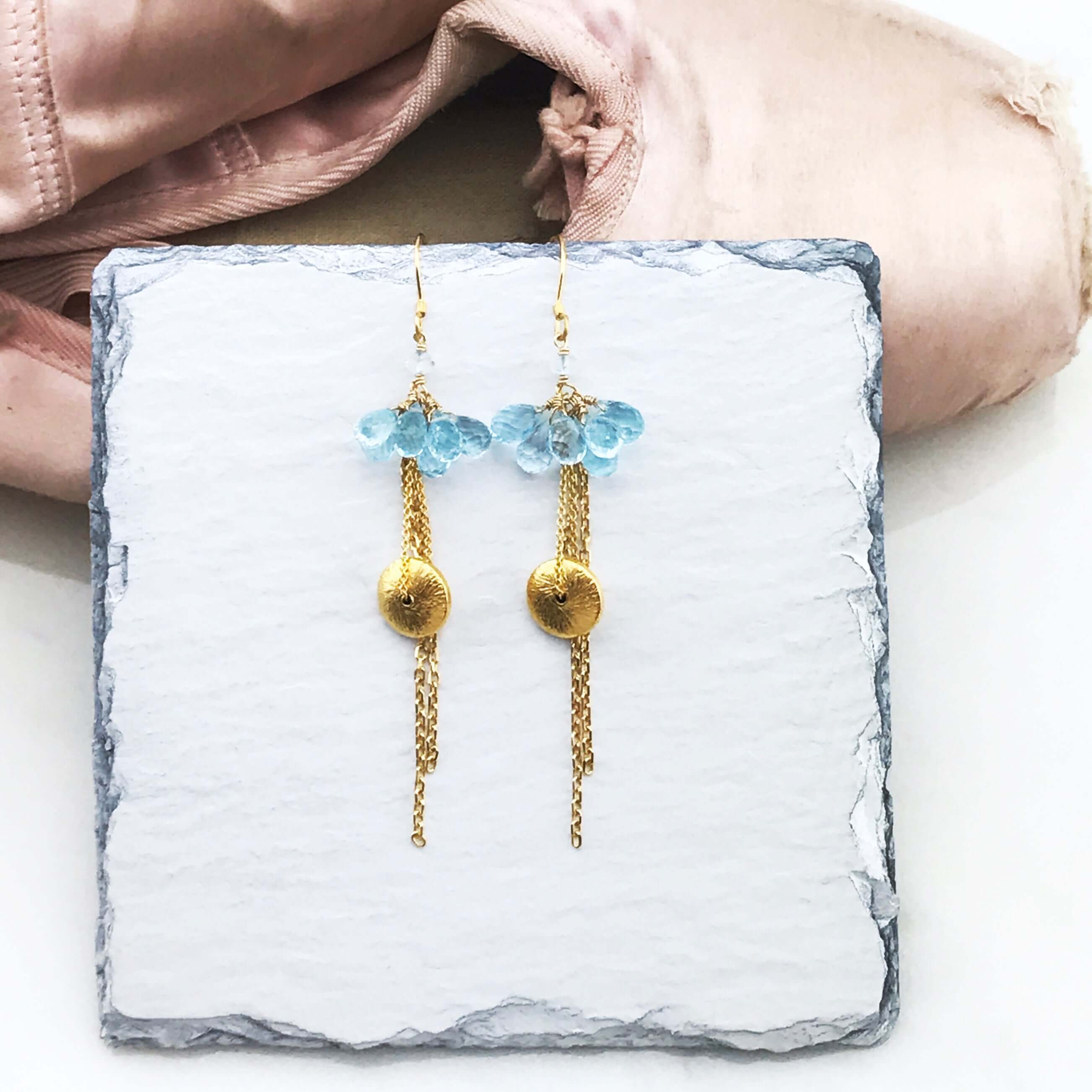Amethyst Ballet Earrings