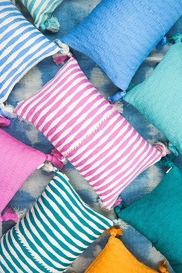 Antigua Pillow - Jade Green