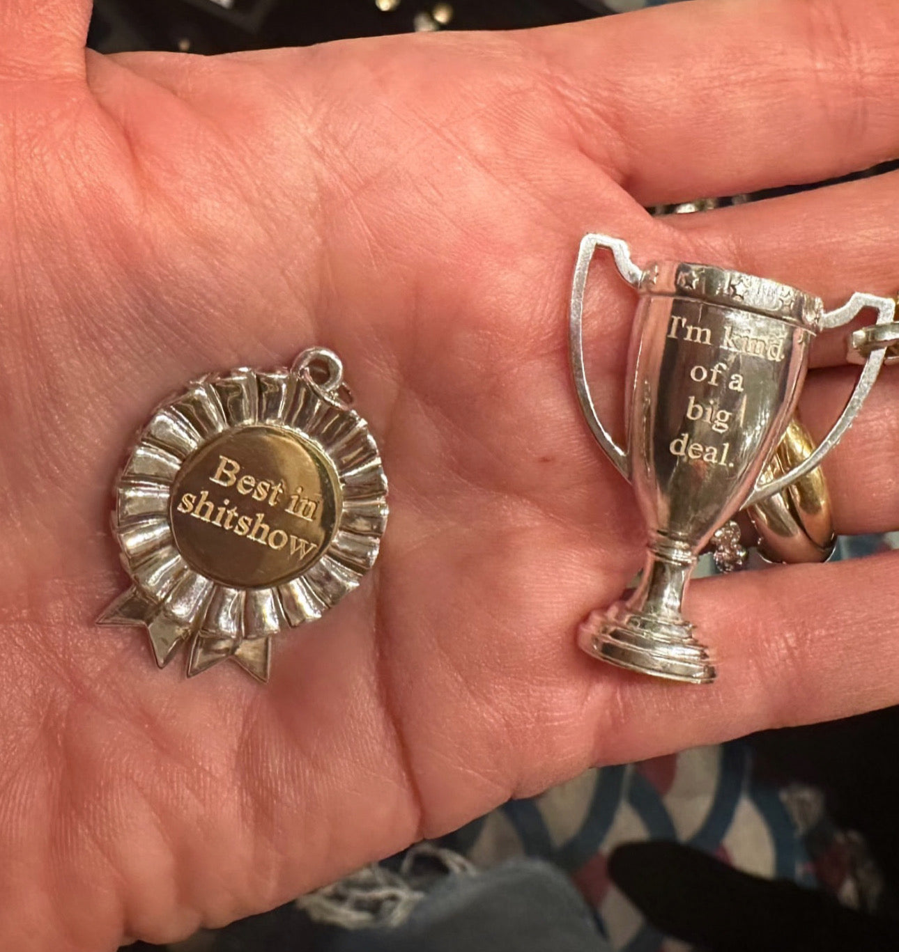 Grande Silver Trophy Pendant