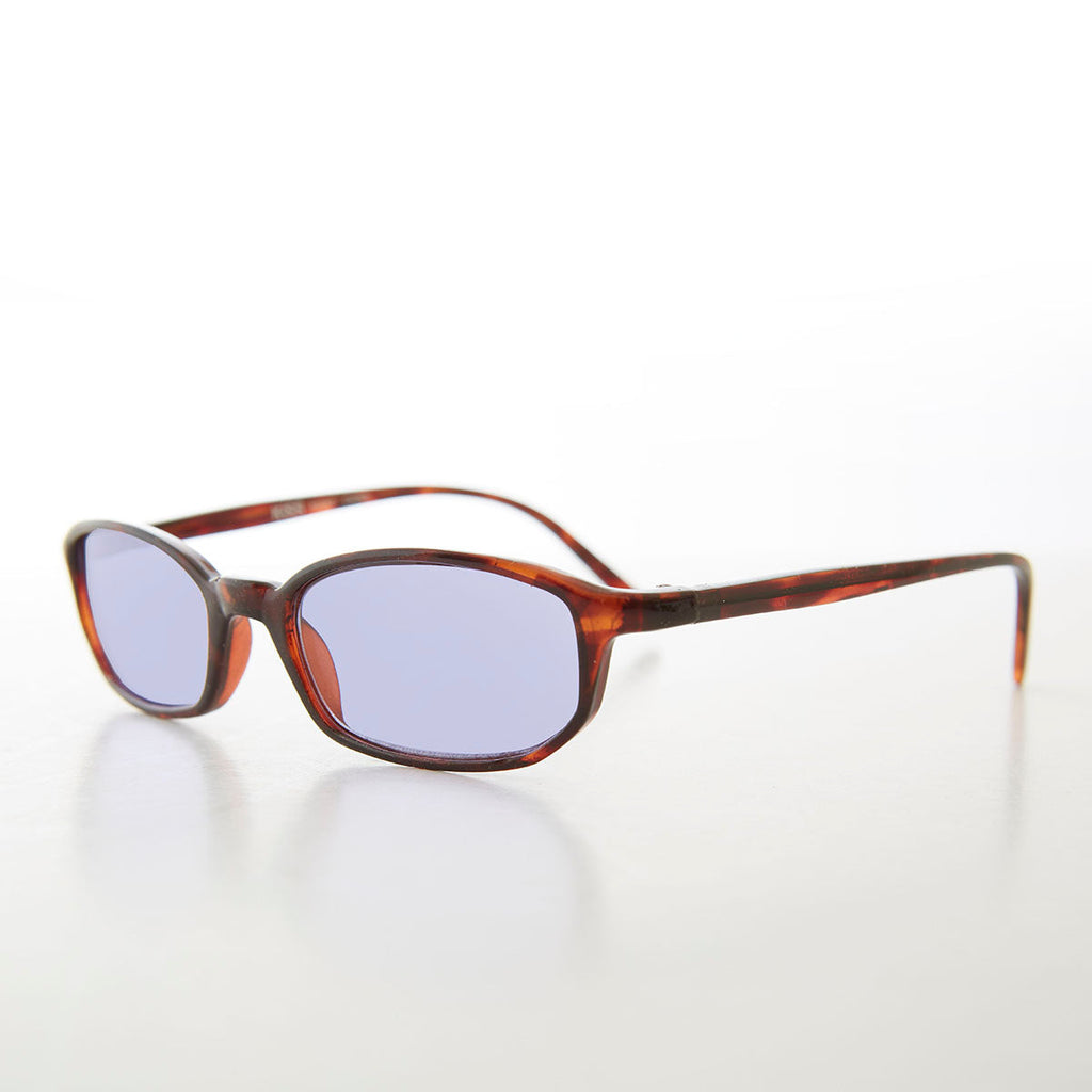 Small Rectangle Tinted Lens Sunglasses - Bard