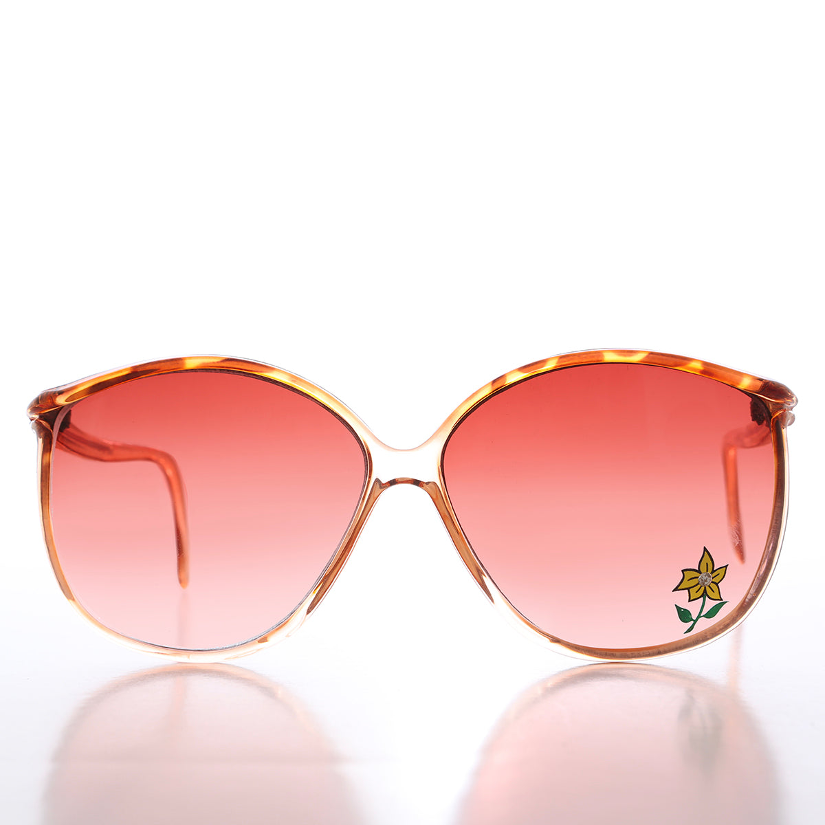 80s Rhinestone Boho Vintage Sunglasses - Belinda