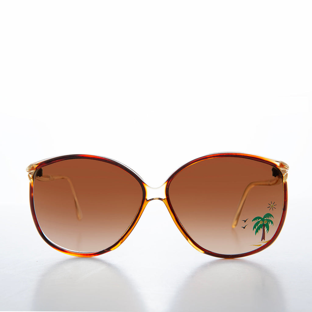 80s Rhinestone Boho Vintage Sunglasses - Belinda