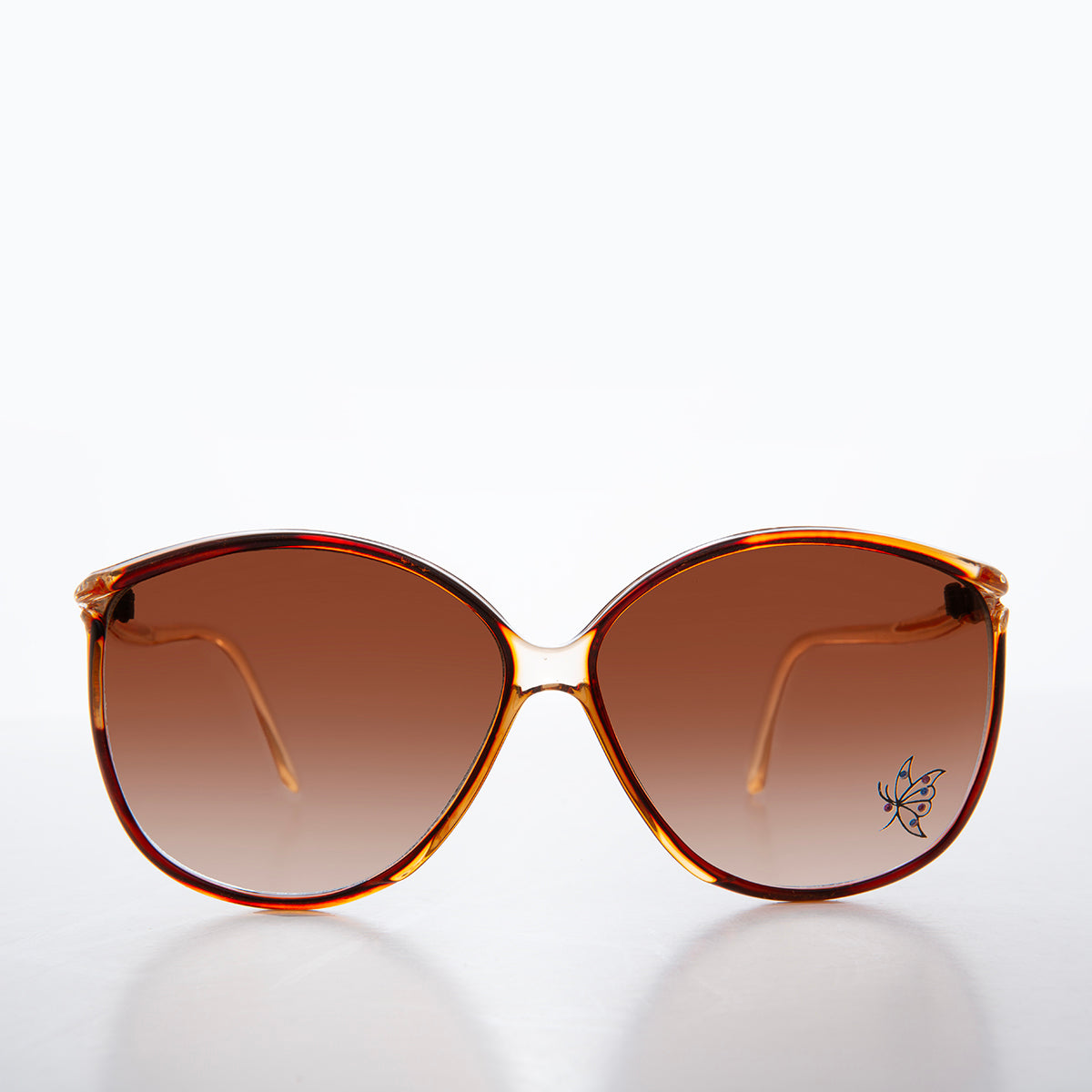 80s Rhinestone Boho Vintage Sunglasses - Belinda