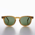 Amber Polarized Square Sunglass - Benson
