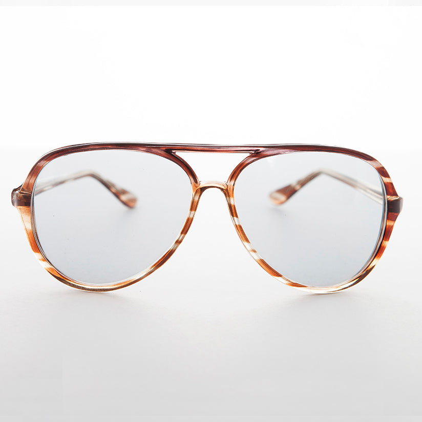 80s Transition Glass Lens Aviator Vintage Sunglass - Birdy