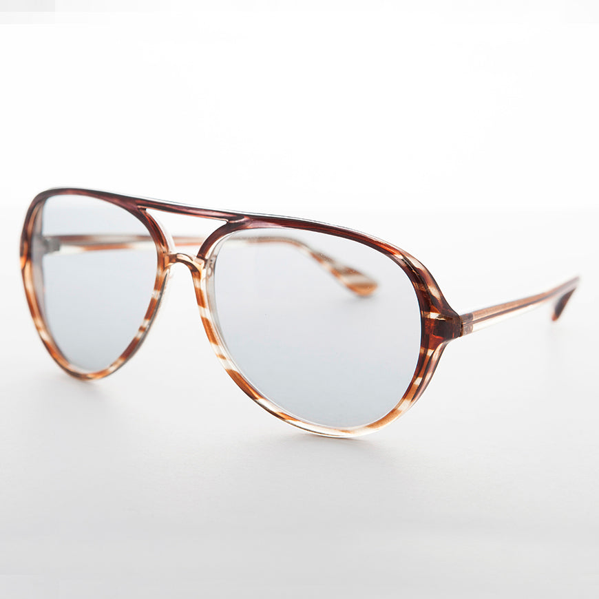 80s Transition Glass Lens Aviator Vintage Sunglass - Birdy