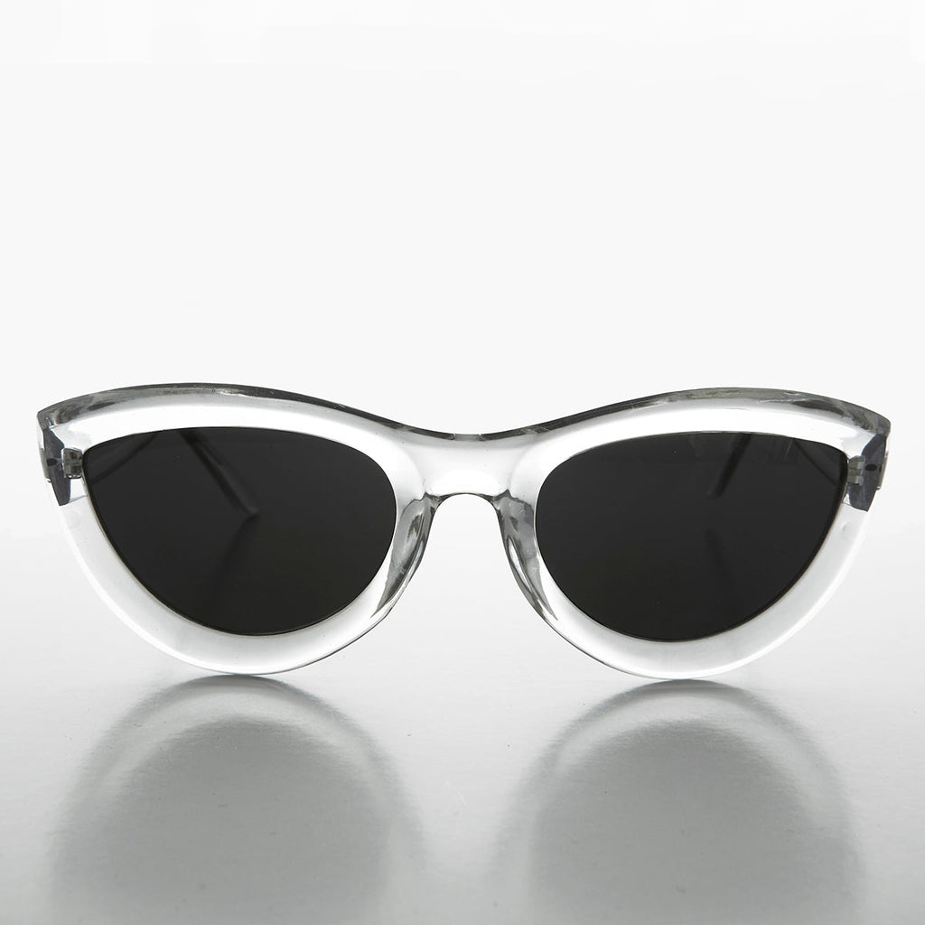 Rare Oversized Mod Cat Eye Chunky Sunglass - Big Momma