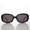 Rectangle Mod Style Vintage Sunglass - Blade