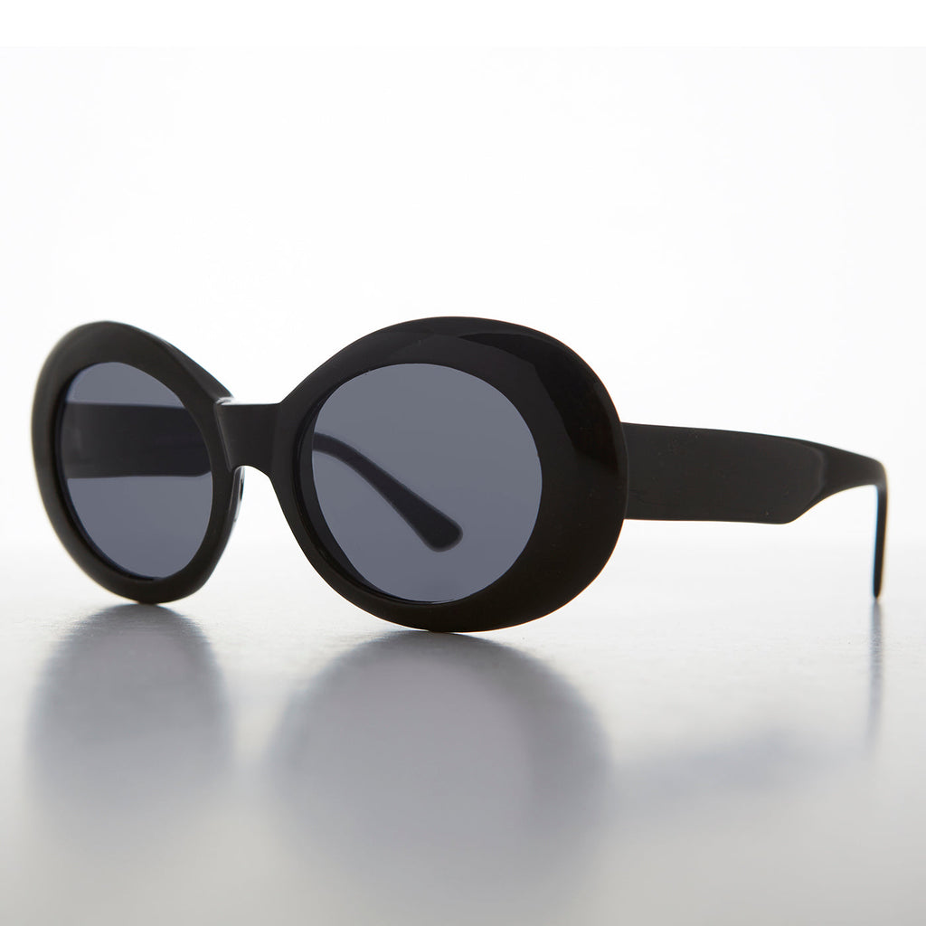 Oval Clout Cat Eye Vintage Sunglasses - Emma