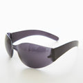 Futuristic Goggle Wrap Around Sunglasses - Blast