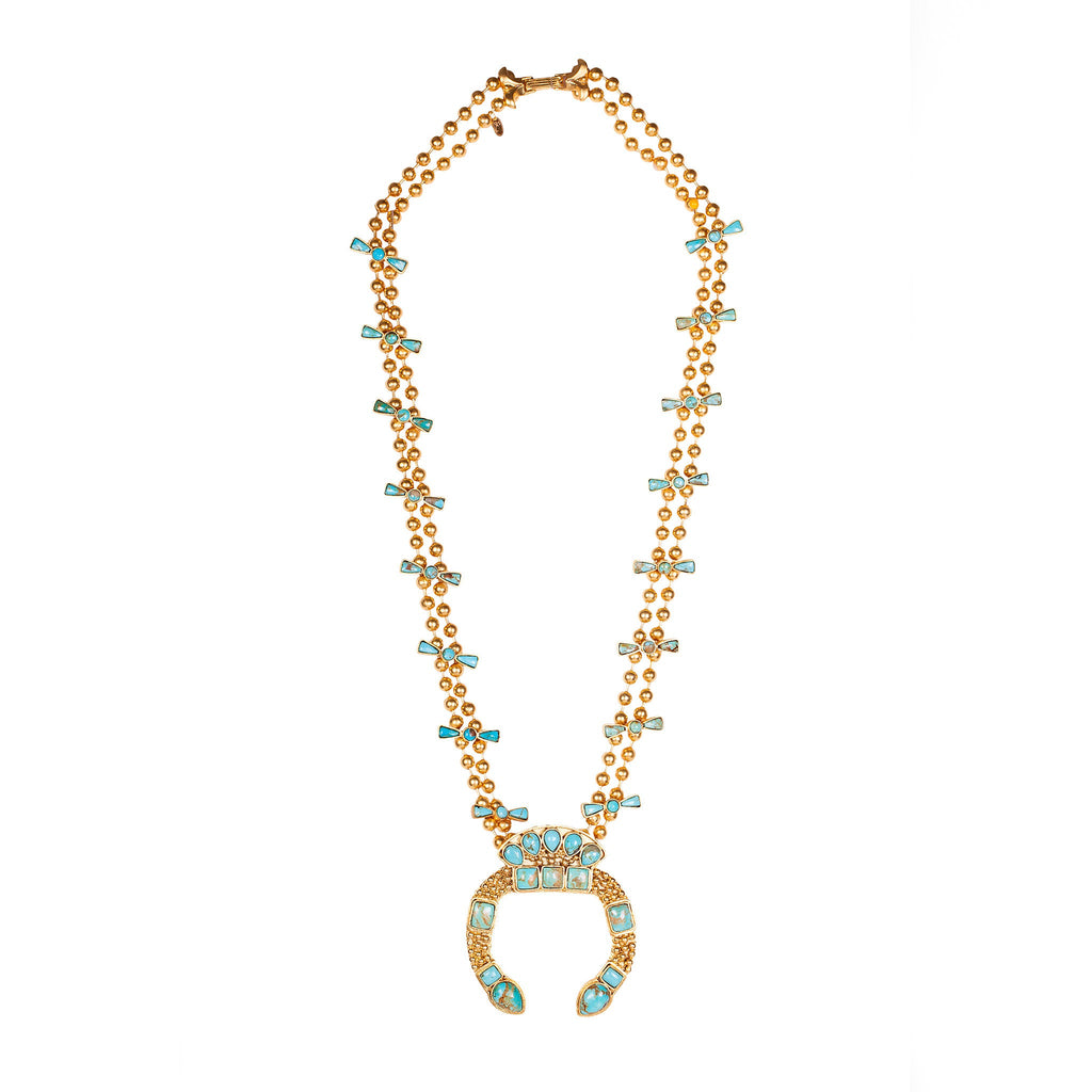 Southwestern Squash Blossom Necklace