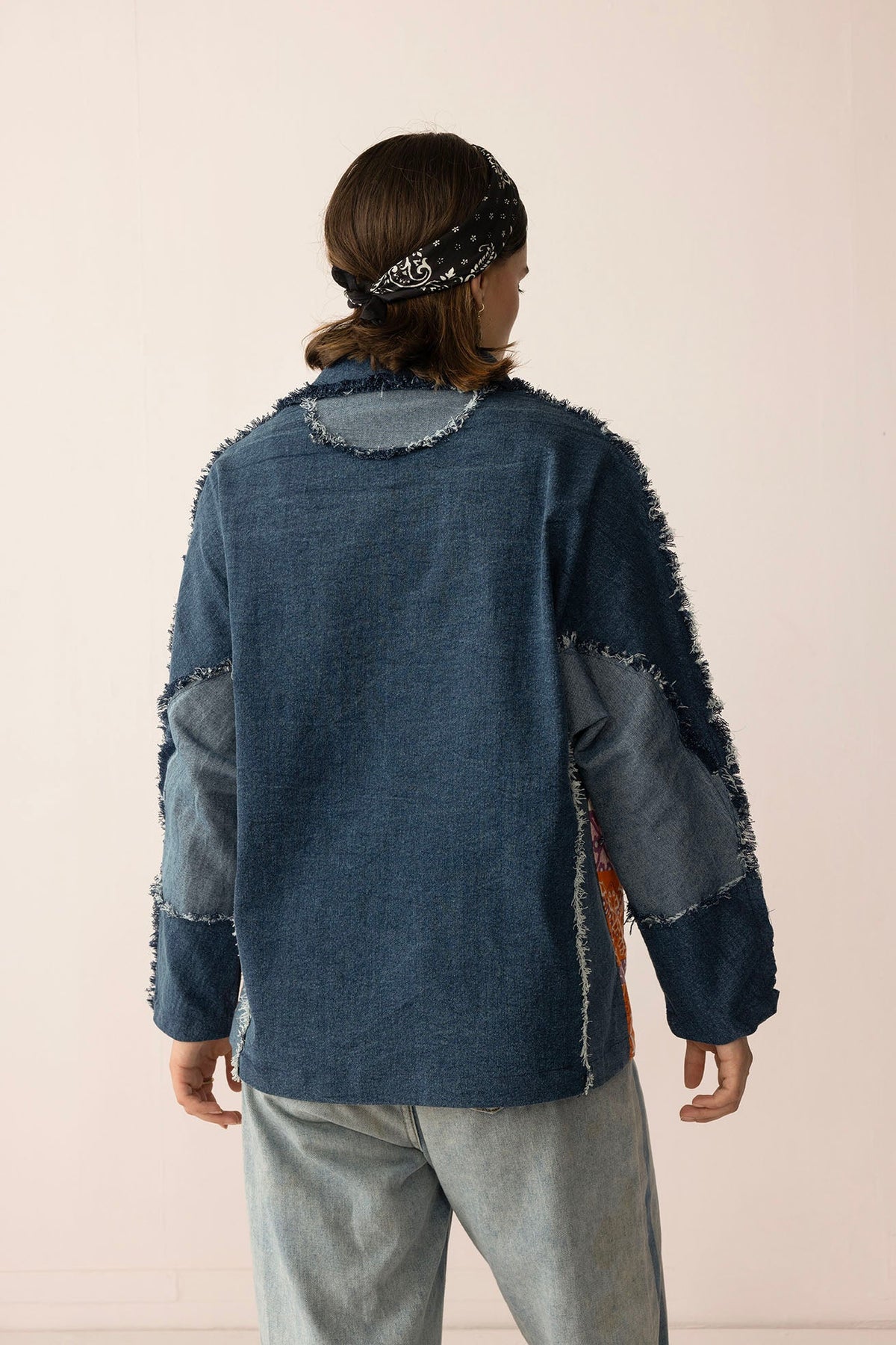 The Tessa Dune Shacket in Copper Denim