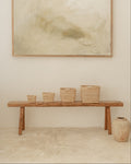 Woven Rattan Cube Storage Baskets