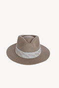 Beige Fedora Hat