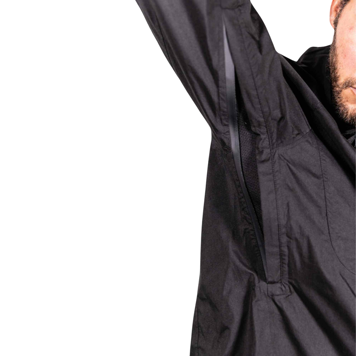 Black Fin - Waterproof Rain Jacket With A Waterproof Pocket