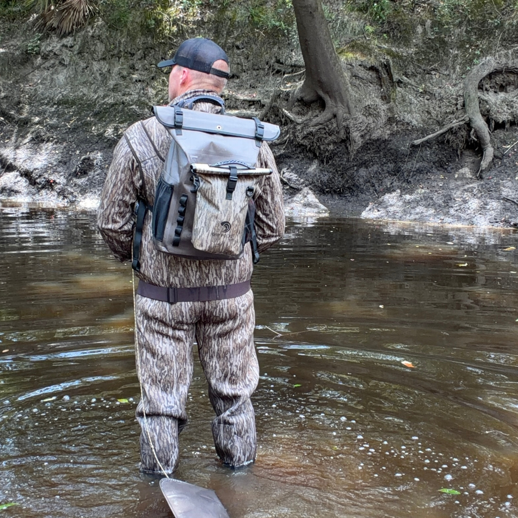 Waterproof Floating Dry Bag / Shell Bag - Mossy Oak Bottomland Camo (OUT OF STOCK - RESTOCK ARRIVES IN 4 WEEKS)