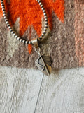 Handcrafted Sterling Silver Feather Pendant