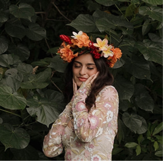 Fresh Tropical Flower Crown, Lei Po’o, Mwaar (O’ahu Only)