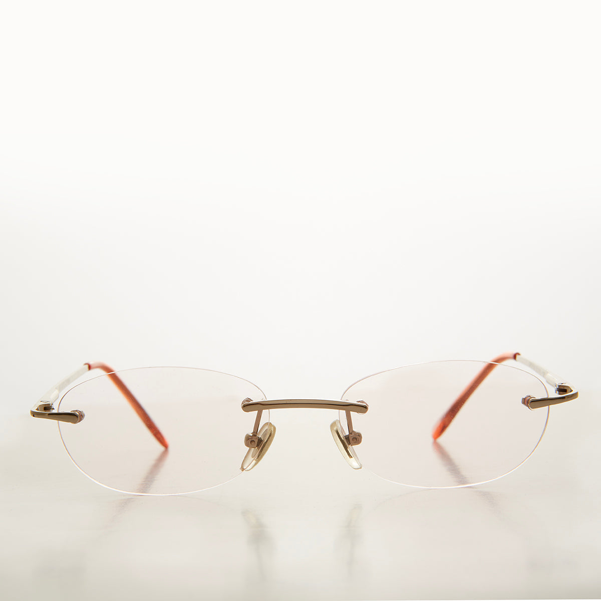 Rimless Half Frame Reading Glasses - Carlton