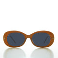 Oval Mod Sunglasses Vintage 90s - Cava