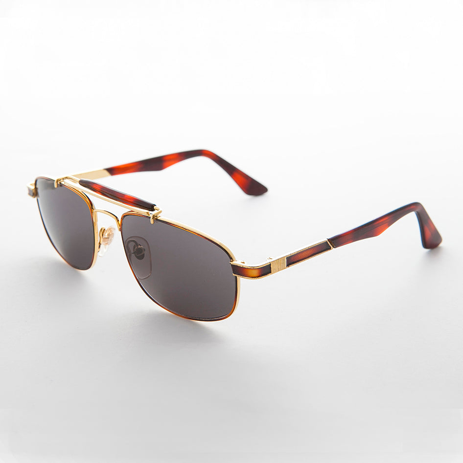 Gold 90s Vintage Pilot Sunglass - Kit