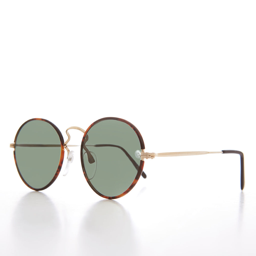 Round Polo Tortoise Vintage Sunglasses - Clerk