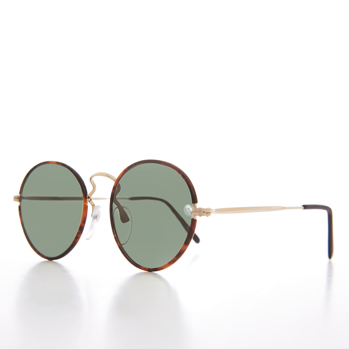 Round Polo Tortoise Vintage Sunglasses - Clerk