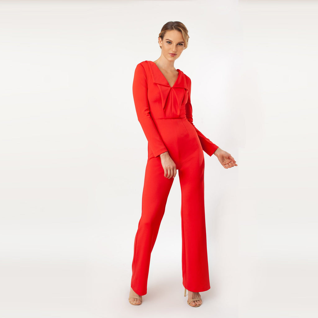 LS Origami Collar Jumpsuit