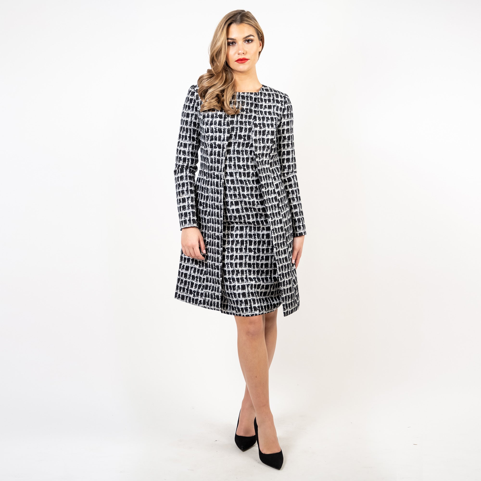 The Scalloped Edge Fly Away Coat