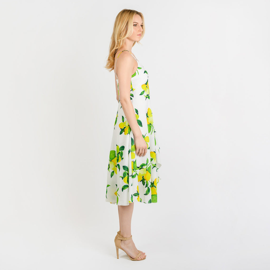 CN7203 Spaguetti Strap Flared Dress