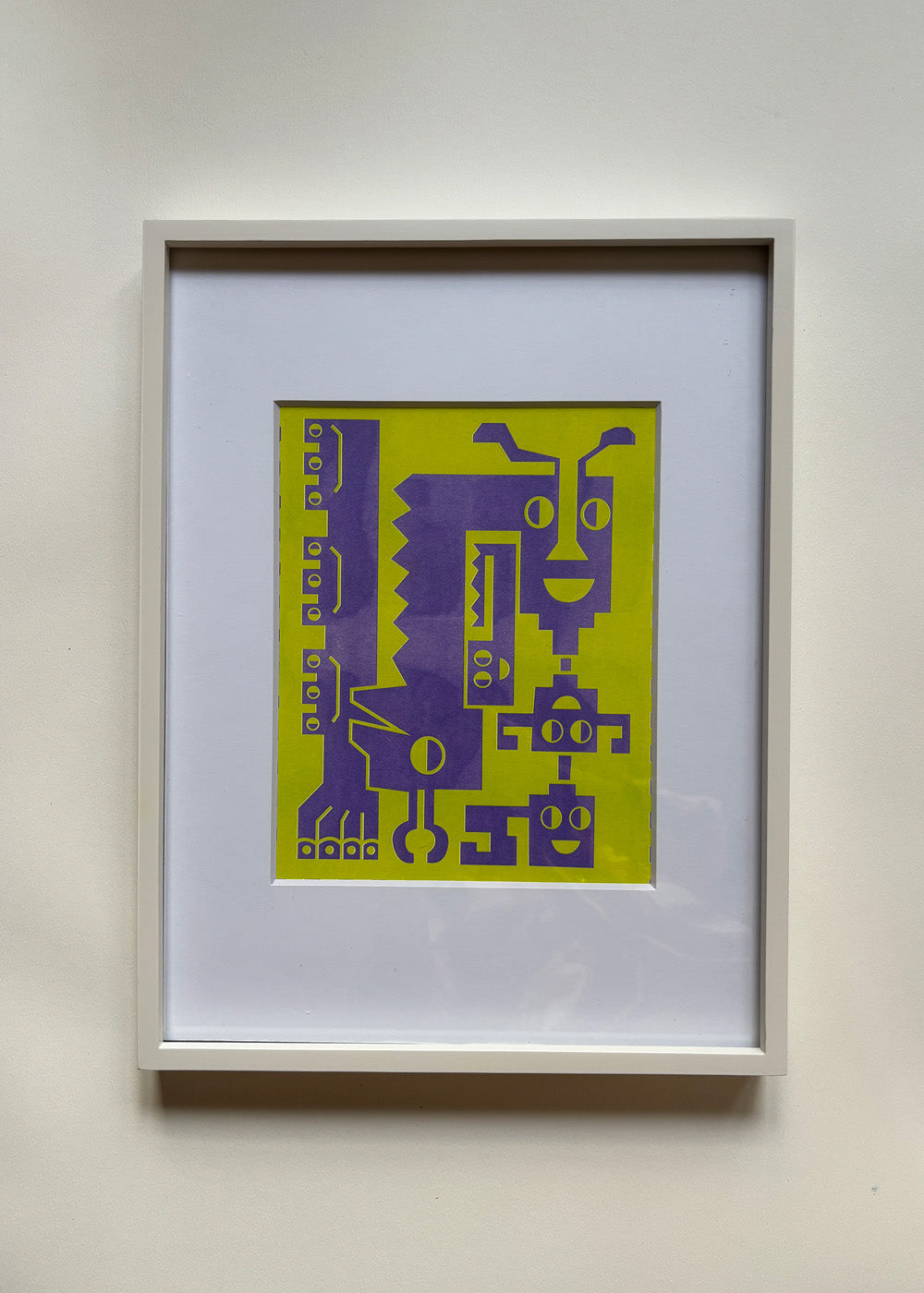 Risograph Print 8" x 10" - "Connected"