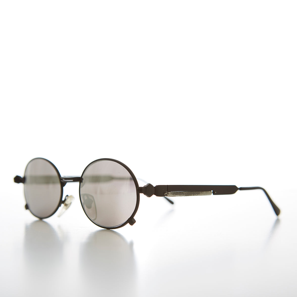 Metal Vintage Sunglass with Coil Temples - Corp