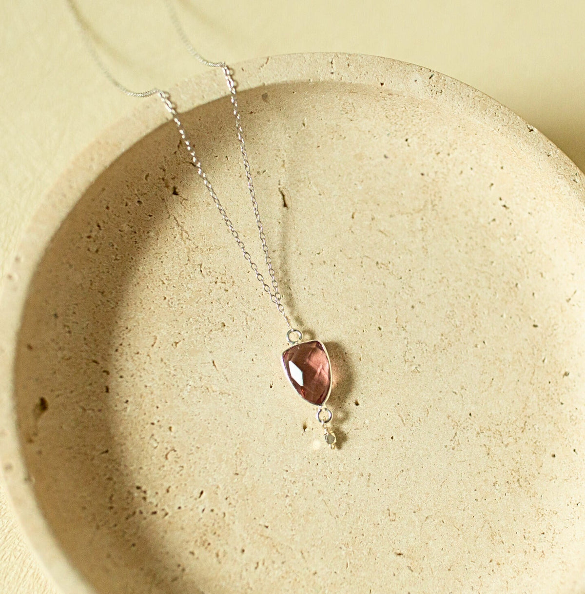 Rhodolite Garnet Silver Isla Collection