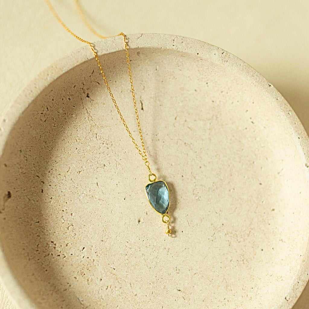 London Blue Silver Isla Necklace