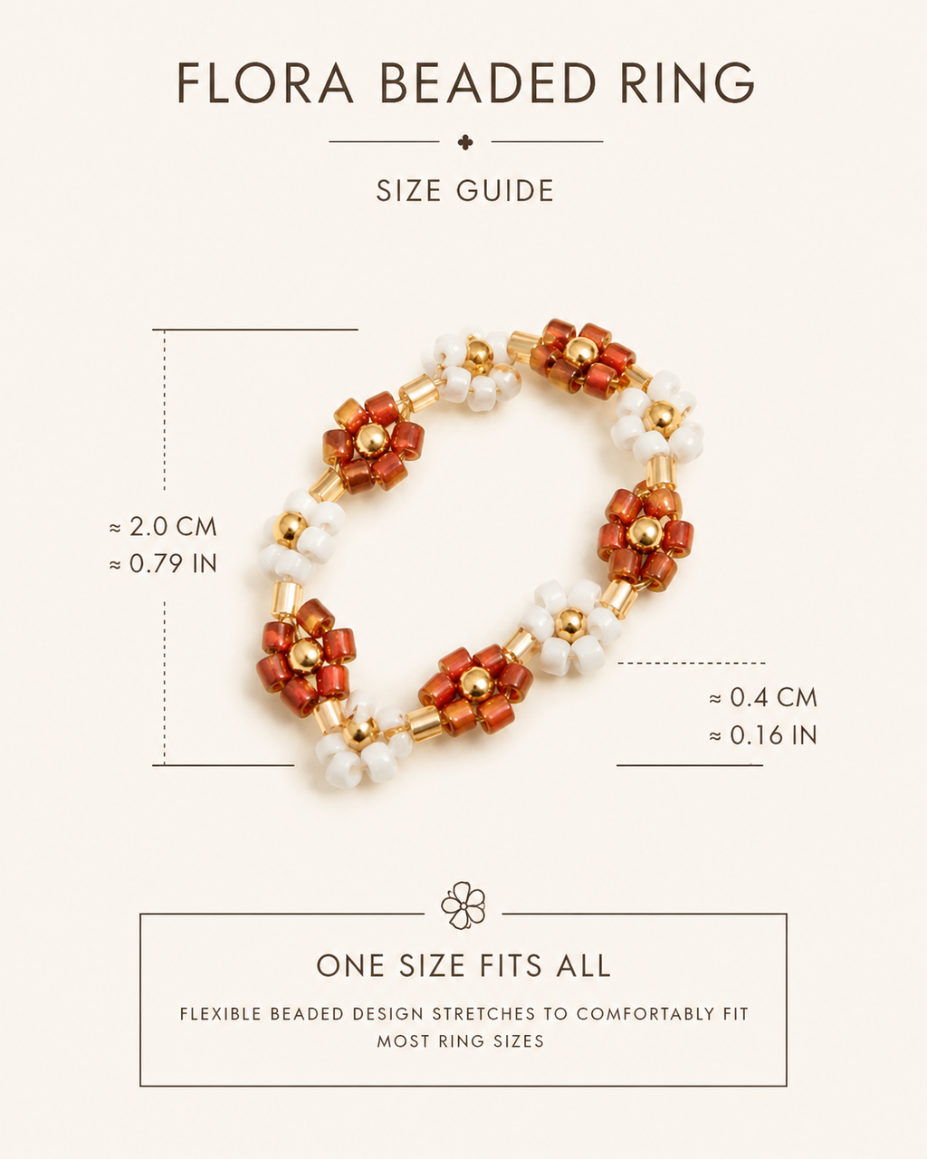 Flora Beaded Ring