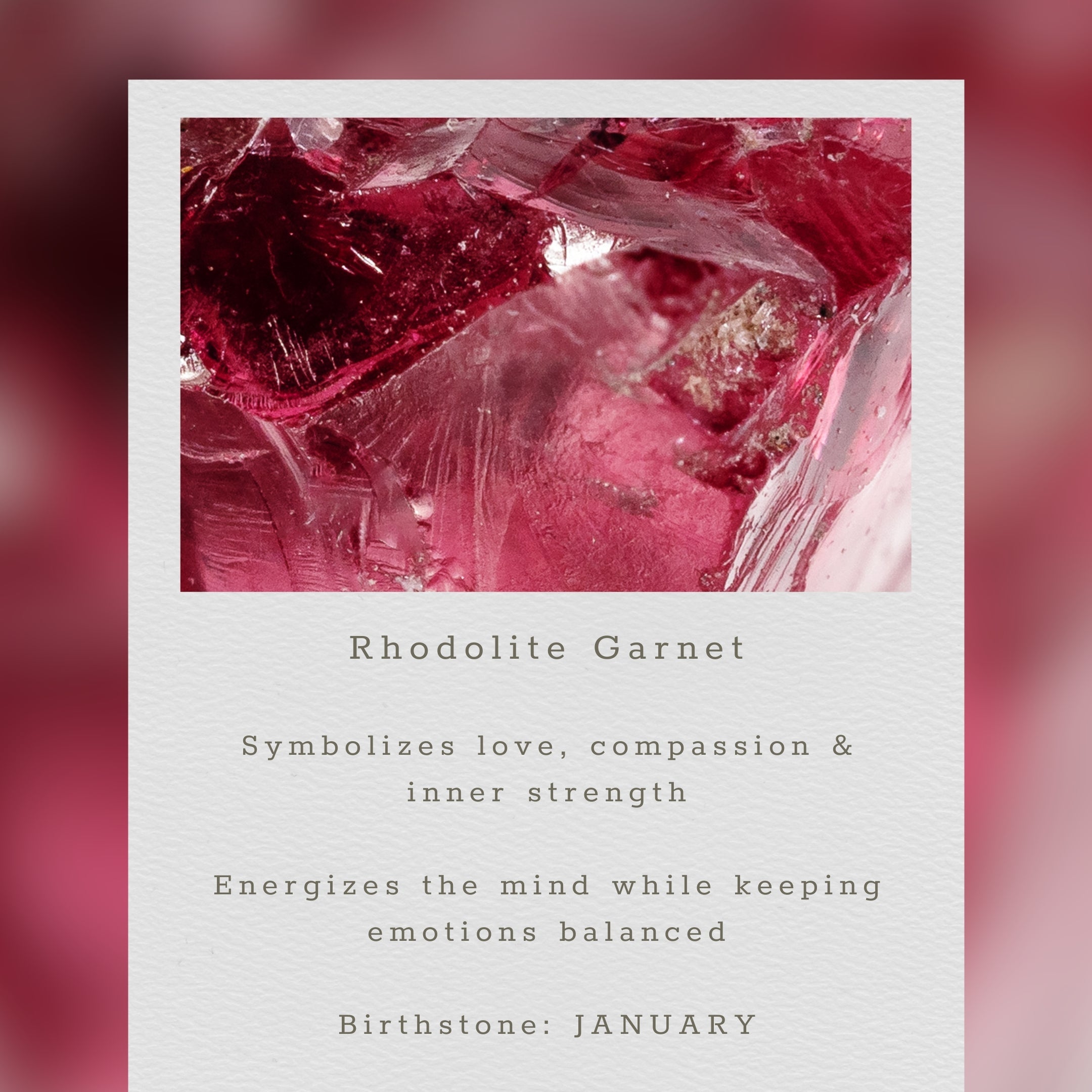 Rhodolite Garnet Cluster Earrings