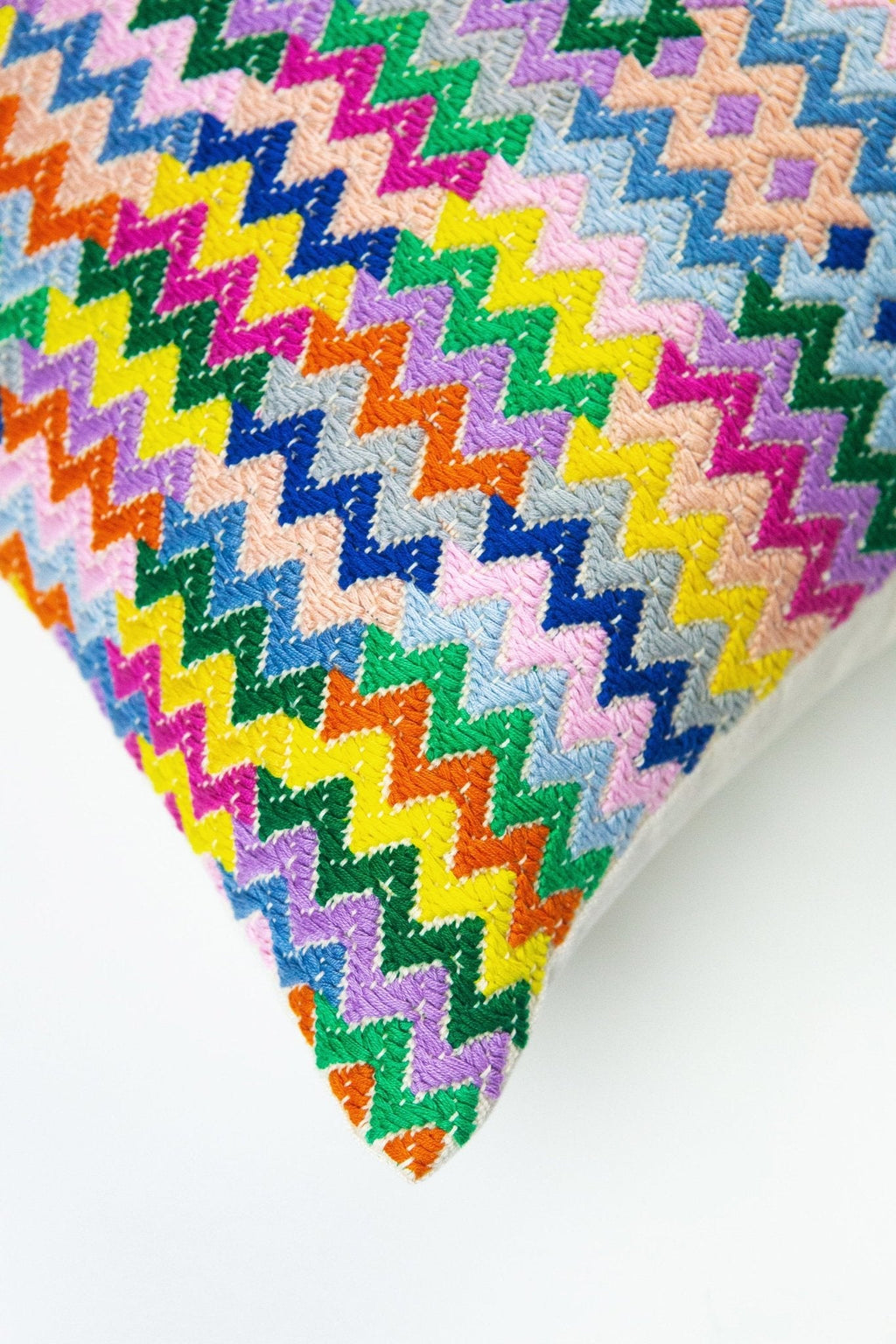Cotzal Rainbow Brocade Pillows