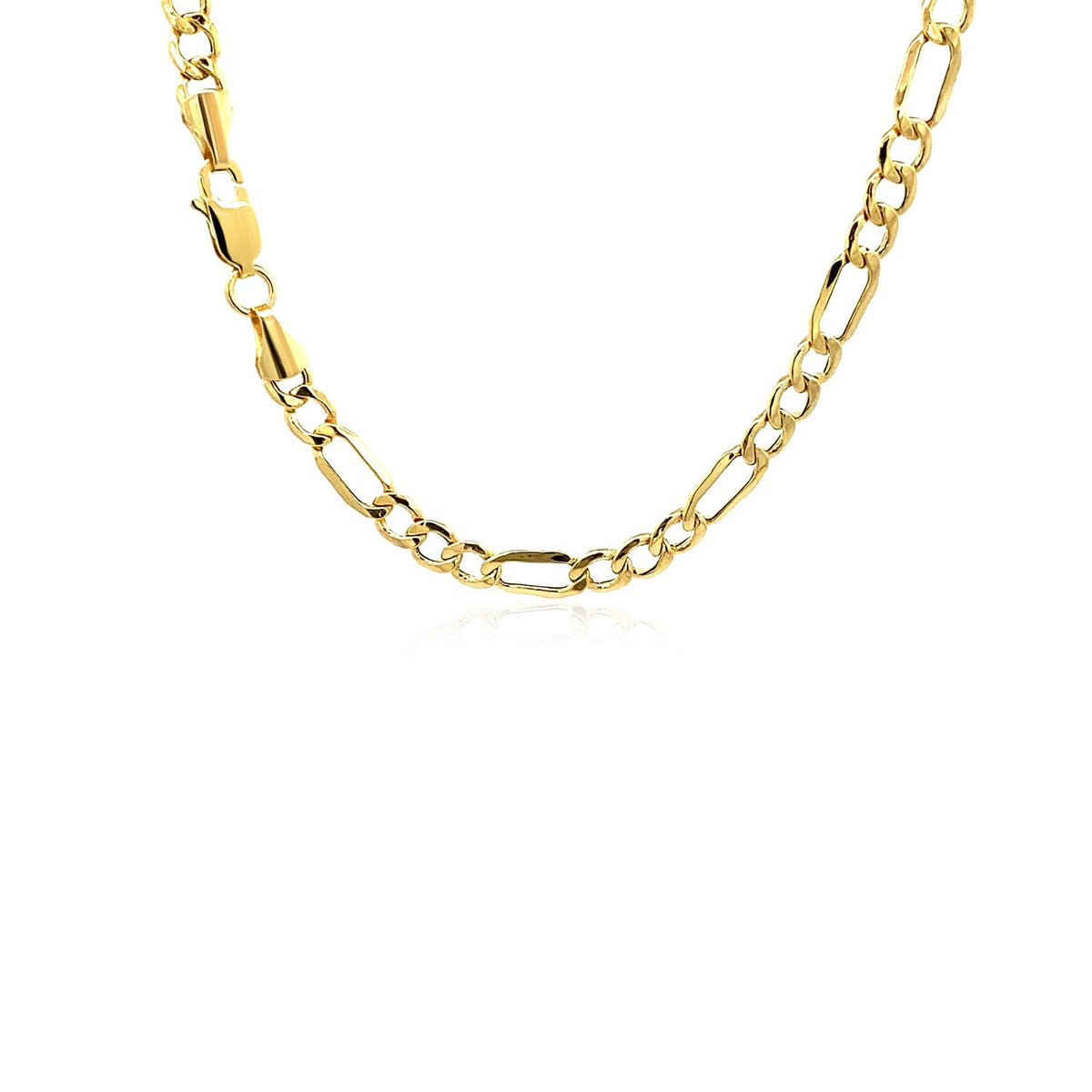 14k Yellow Gold Lite Figaro Chain (4.70 mm)