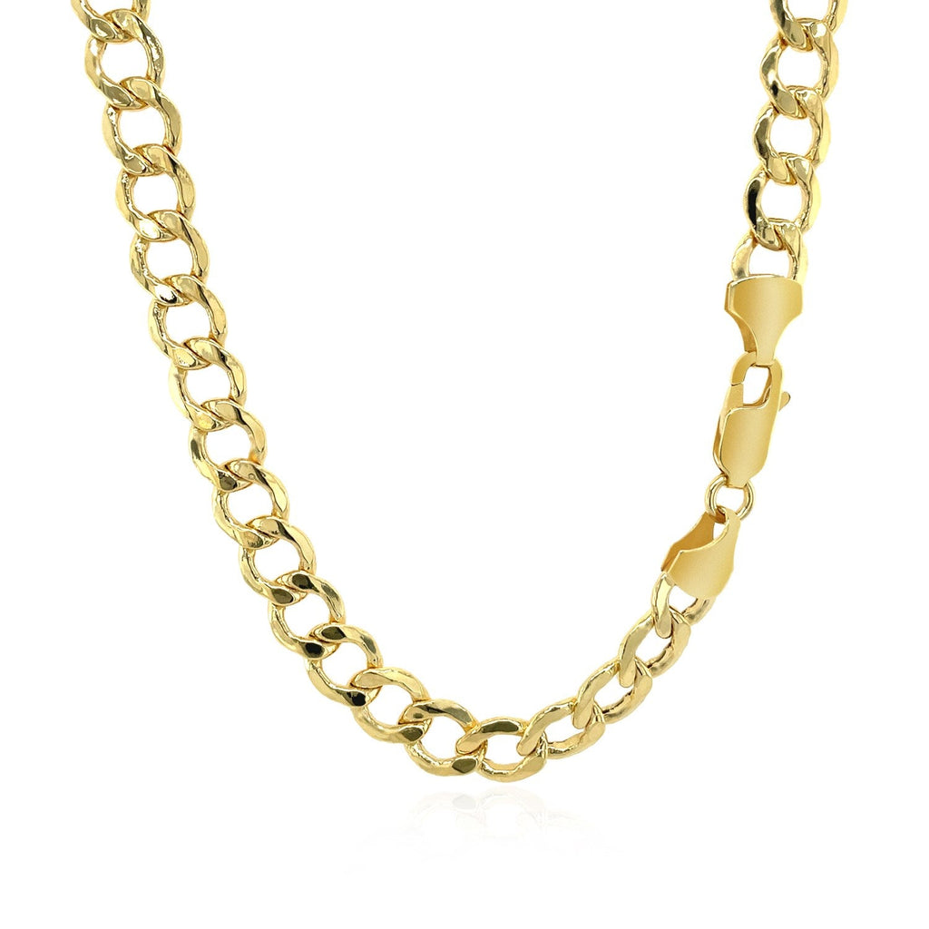14k Yellow Gold Curb Chain (6.20 mm)