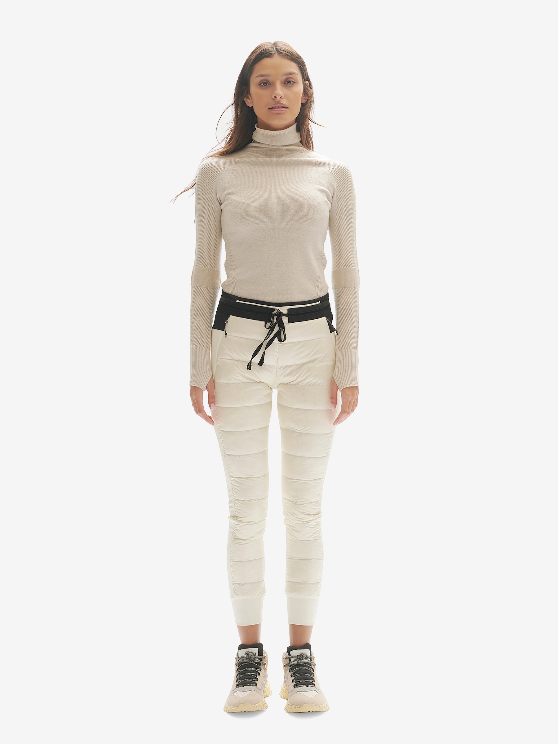 Hybrid Down Jogger - Pearl
