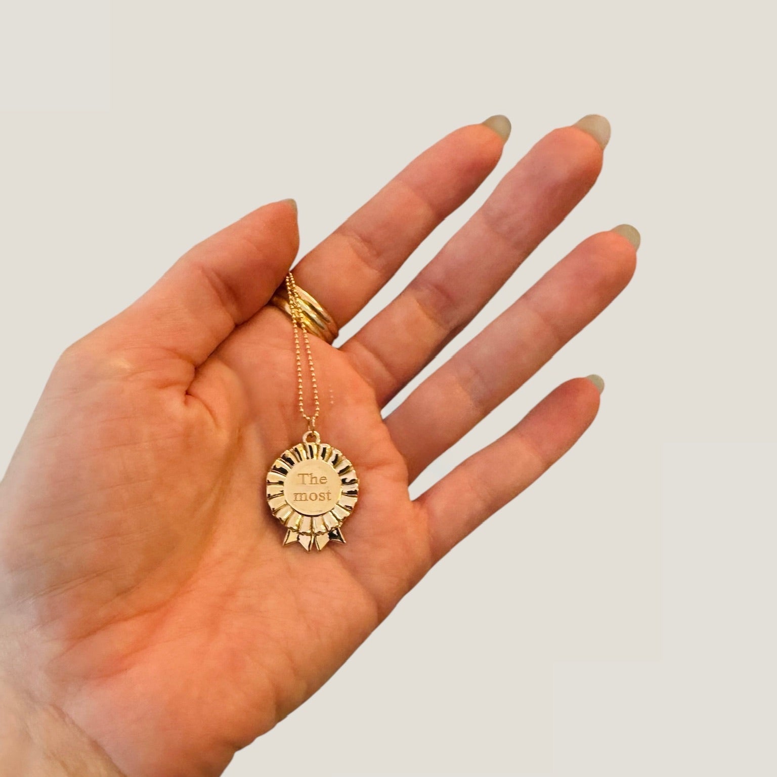 Nano Gold Ribbon Pendant