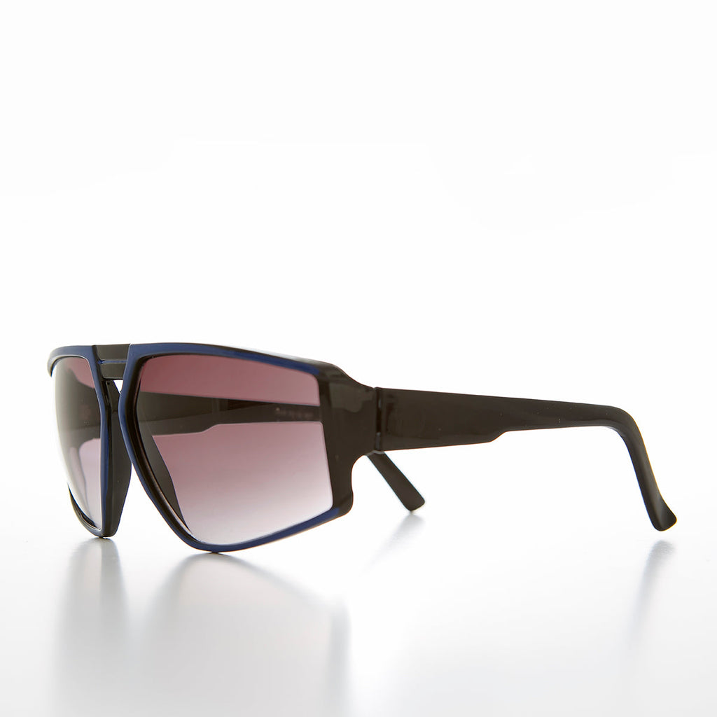 Sporty Wrap 80s Vintage Sunglass - Delta