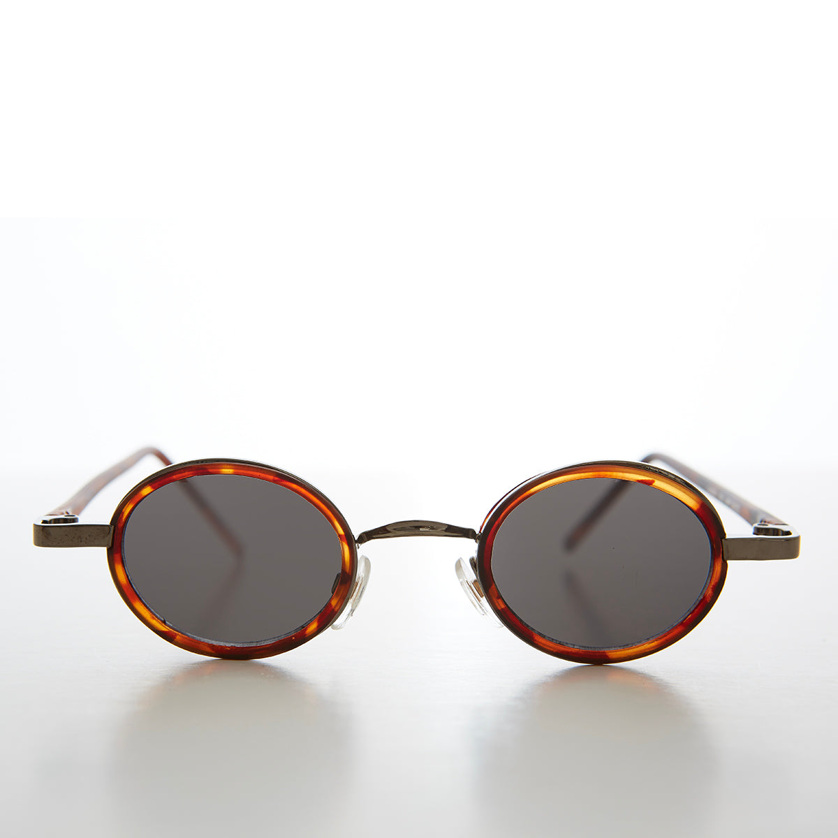 Tiny Oval Indie Futuristic Sunglasses - Weldon