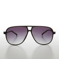 Large Square Aviator 80s Sunglass - Dodger