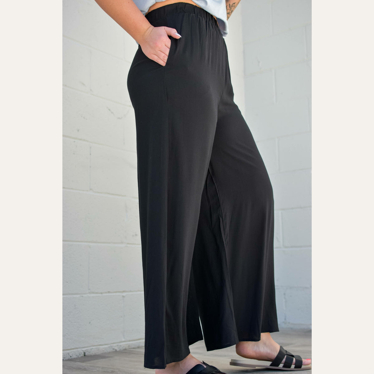 Black Zara Palazzo Pants
